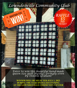 Quilt Raffle Ticket